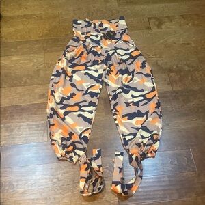 Camo High-Waisted Joggers
